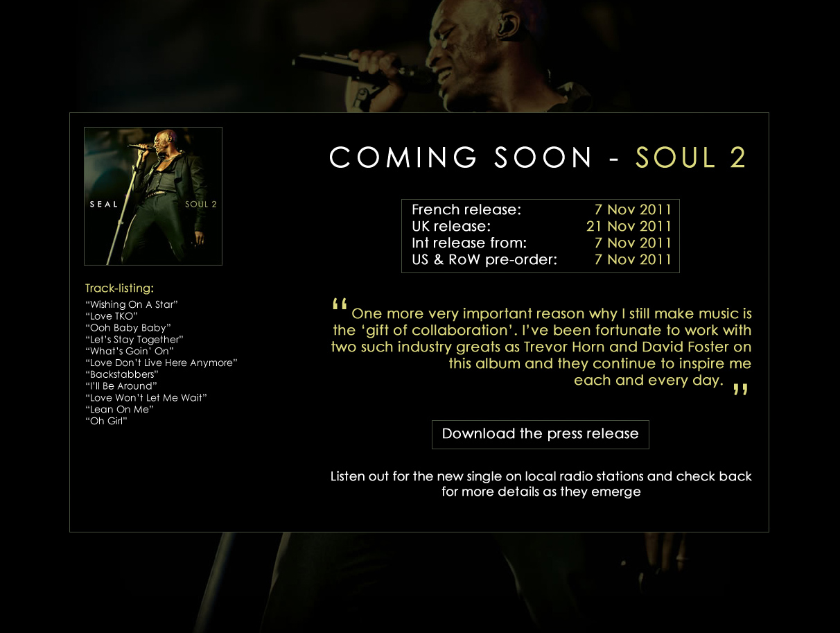 Seal, Soul Full Album Zip