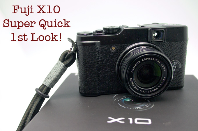 The Fuji X10 Digital Camera Review. A look at the Baby Brother of