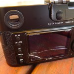 Help a reader! Screen crack on a Leica M9