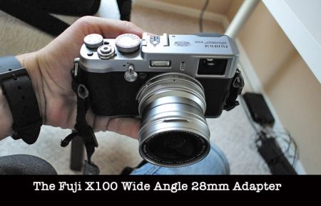 FUJIFILM Fuji Wide Conversion Lens WCL-X100 II Black -Near Mint- #164