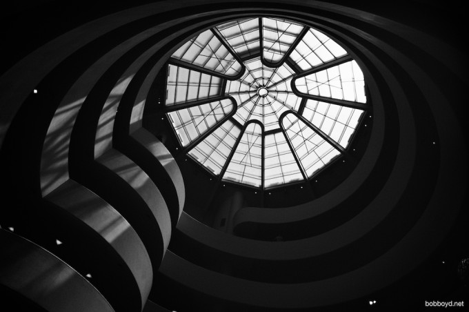 The Guggenheim from the lobby.
