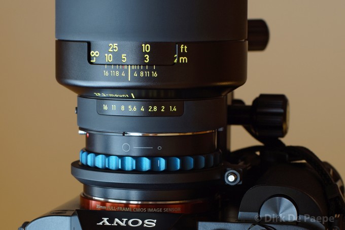 1.Aperture on lens