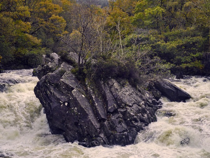 Waterfall near the town of Calender