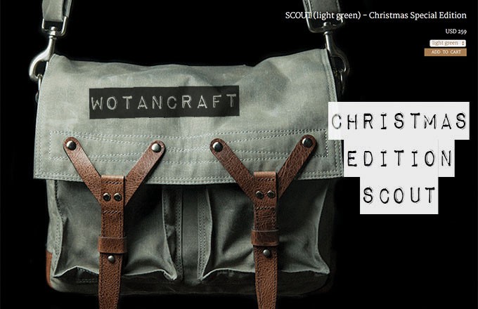 New Wotancraft Scout Special Christmas Edition Bag Steve Huff Hi