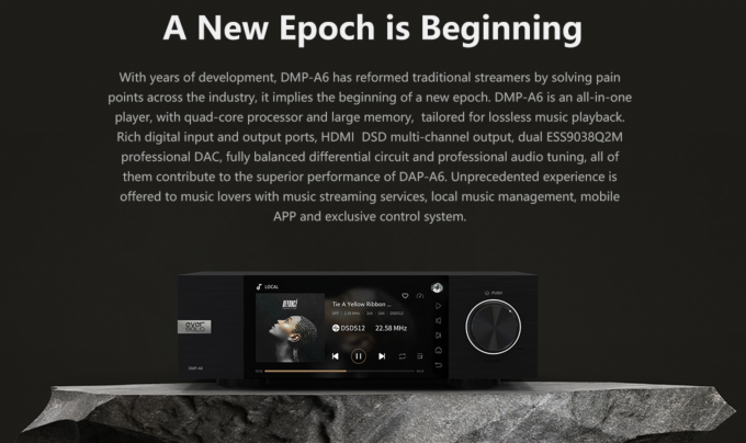 ✓ EverSolo DMP-A6 - Streamer - Audiohifi