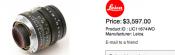 HOT Deal! Leica 35 Summilux ASPH 1.4, 6-bit coded, $3597
