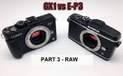 Panasonic GX1 vs Olympus E-P3 - Part 3 - RAW